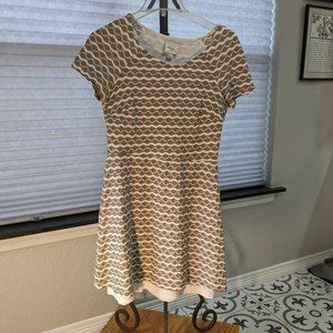 Gently worn, Beige party dress by Eci, size 8